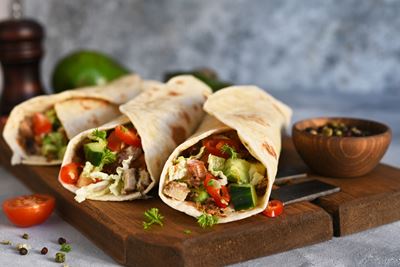 comida mexicana burritos